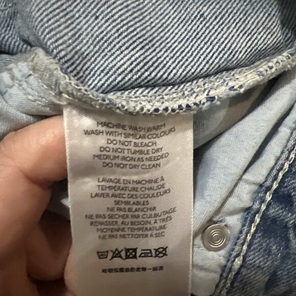 BDG Urban Outfitters High Rise Baggy Jeans Size 24 Distressed Casual 90’s Retro - Picture 11 of 12